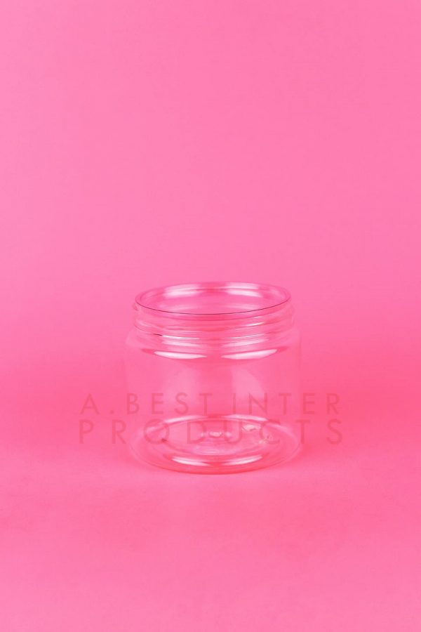 Clear Scrub Jar 200 g with Inner Lid