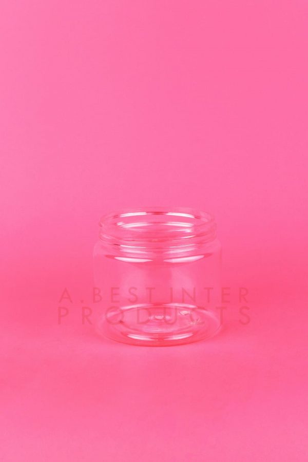 Empty Transparent Scrub Jar 200 g