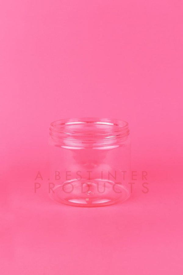 Empty Clear Hair Cream Jar 400 g