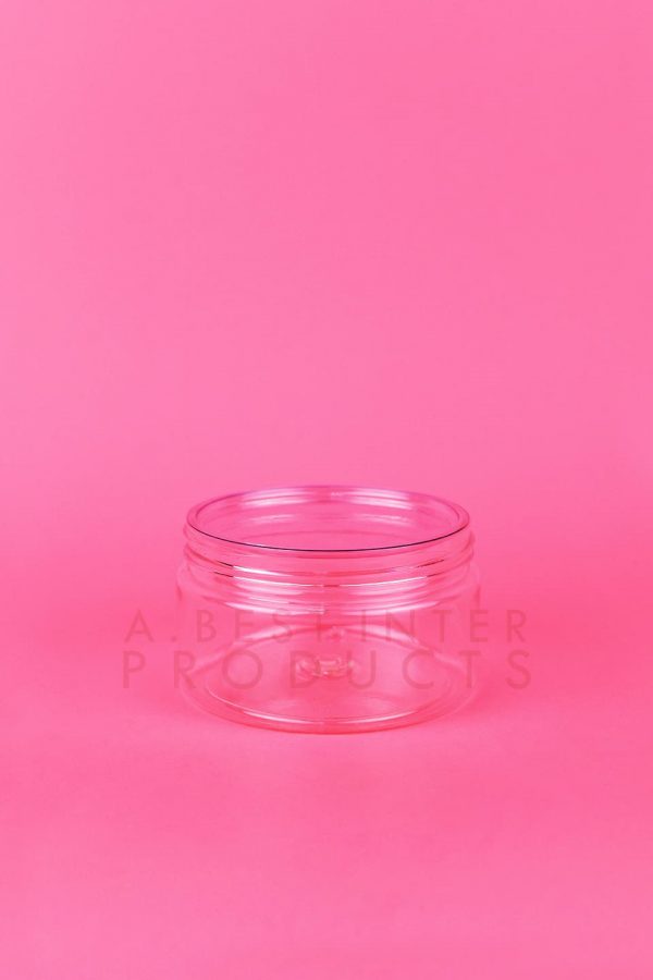 White Scrub Jar 200 g with Inner Lid