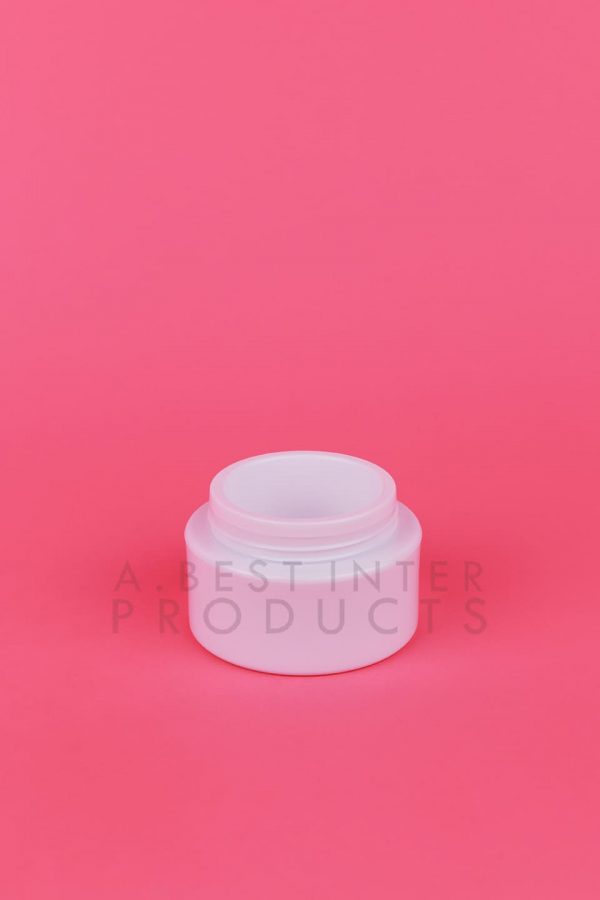 Empty White Cosmetic Jar 30 g