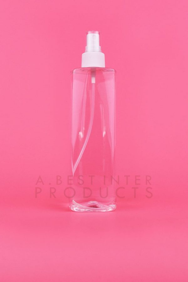 Tall Square Plastic Bottle 350 ml