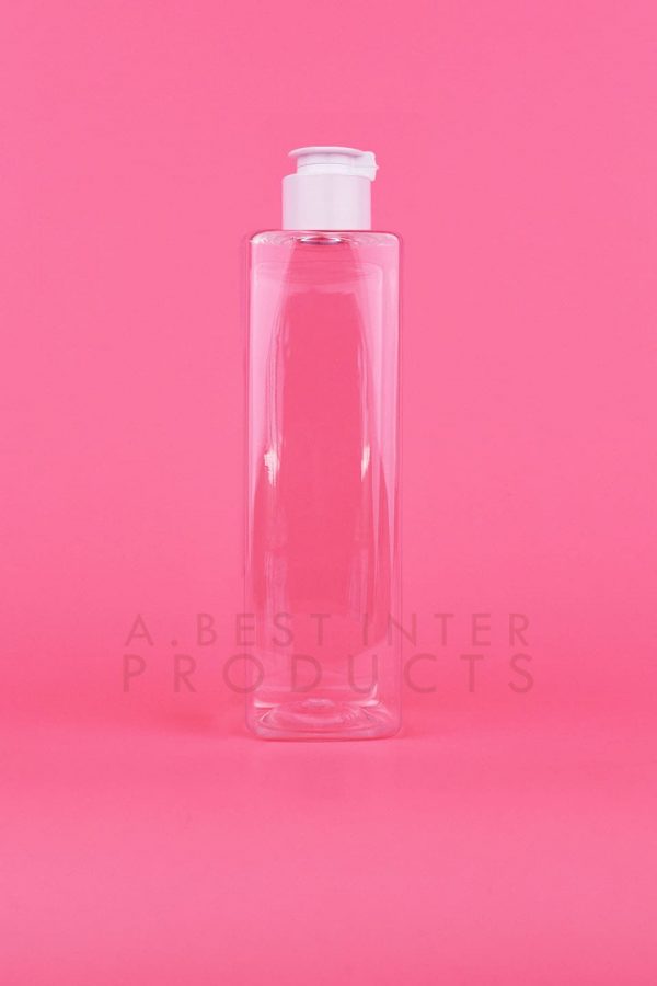 Tall Square Plastic Bottle 350 ml