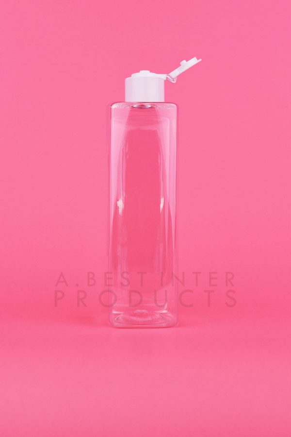 Tall Square Plastic Bottle 350 ml