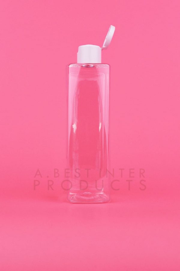 Tall Square Plastic Bottle 350 ml