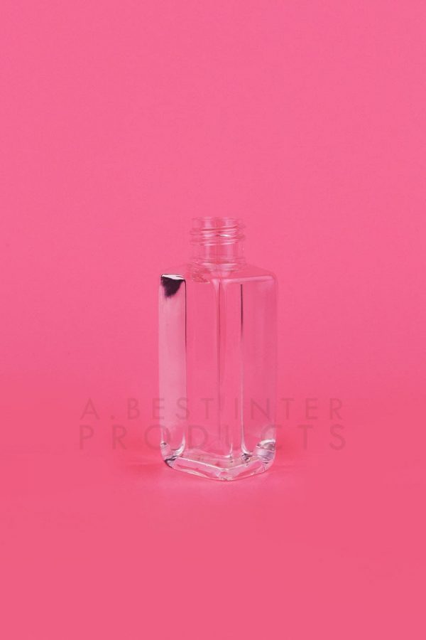 Mini Rectangle Plastic Bottle 40 ml