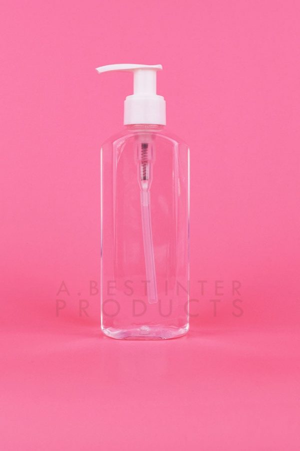 Transparent Cosmetic Bottle 230 ml