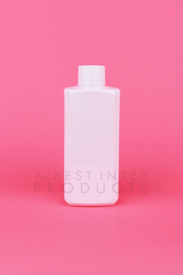 Transparent Square Cosmetic Bottle 250 ml