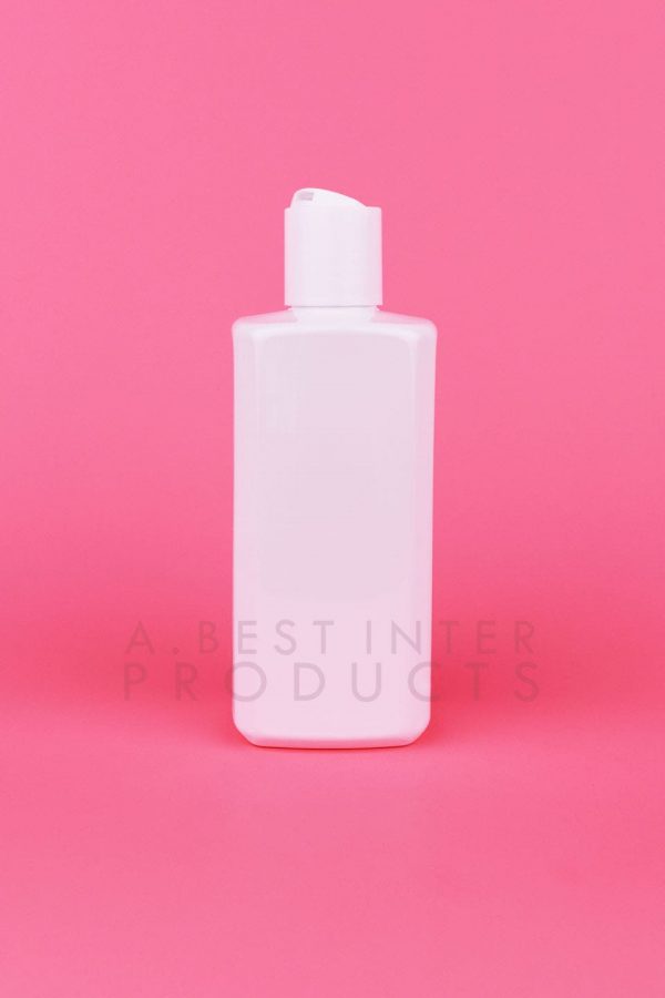 Transparent Square Cosmetic Bottle 250 ml