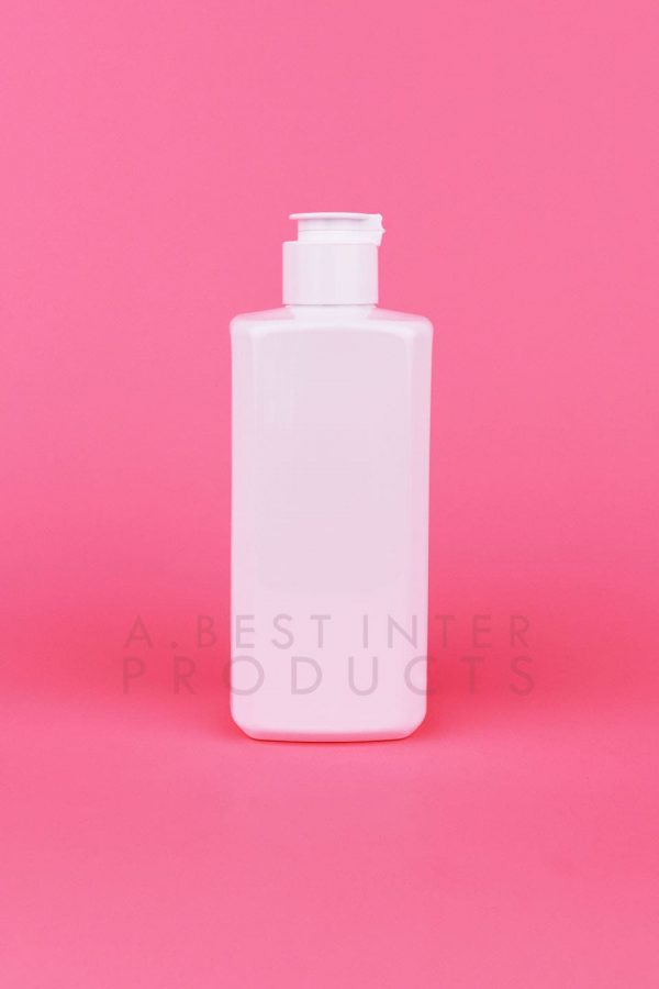 Transparent Square Cosmetic Bottle 250 ml