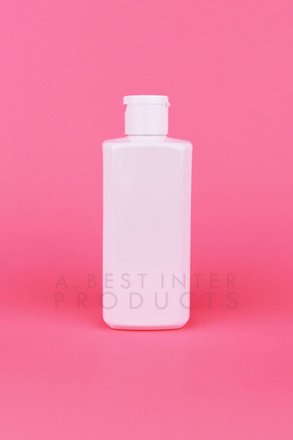 Transparent Square Cosmetic Bottle 250 ml