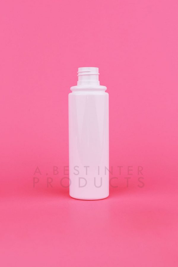 White Oval PET Bottle 100 ml, White Sprayer PET Bottle 100 ml