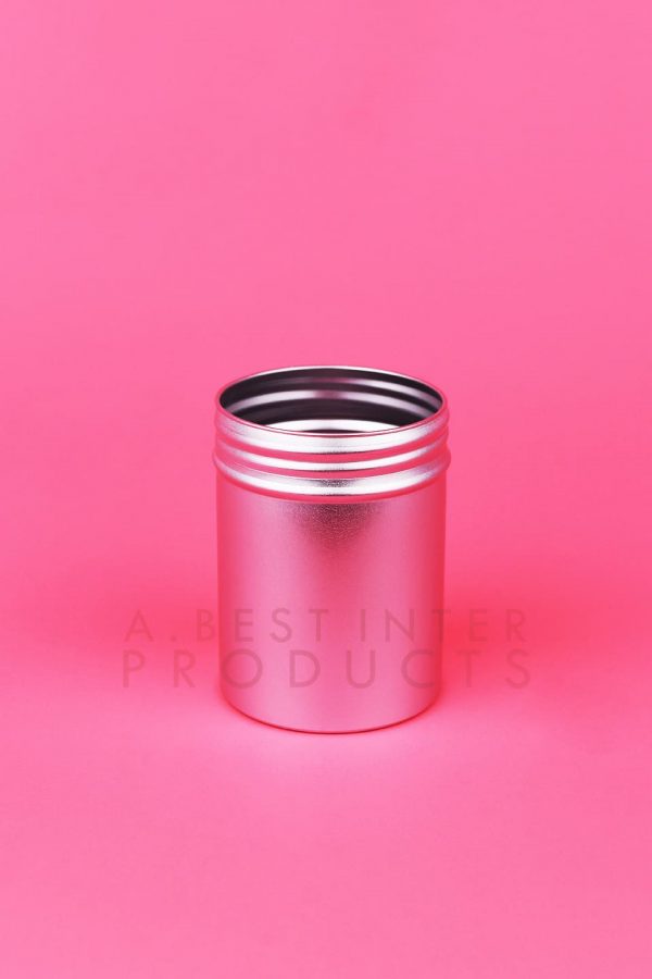 Empty Tall Aluminum Cosmetic Case 90 g