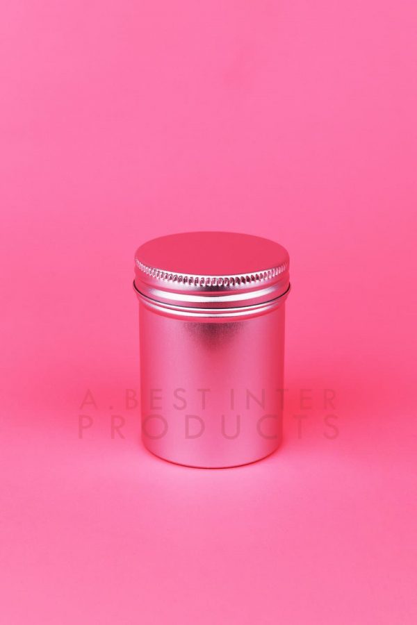 Tall Aluminum Cosmetic Case 90 g