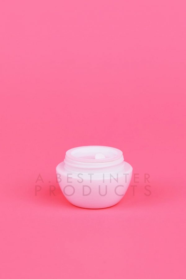 White PP Jar 5 g with Inner Lid