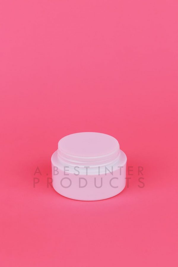 White Cream Jar 20 g with Inner Lid