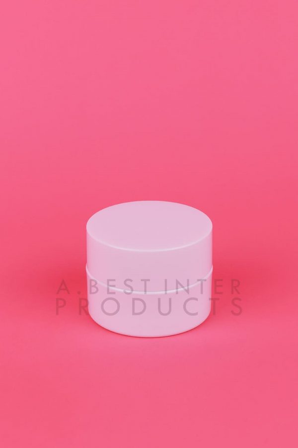 White Cream Jar 20 g with Plastic Cap