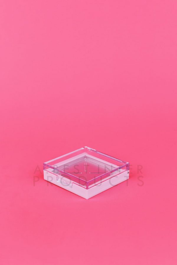 Empty Mini Makeup Case Clear Cap with Palette